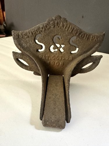 Marked 1808 S&S Slattington Pa Cast Iron Snow Bird