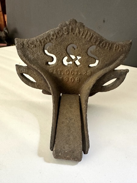 Marked 1808 S&S Slattington Pa Cast Iron Snow Bird