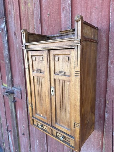 1870s Miniature Armoire Doll or Salesmans Sample