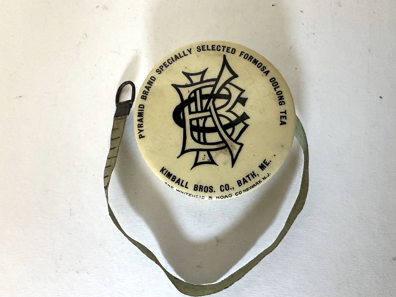 C 1890s Kimball Bros Bath Maine Adv Measure Tape
