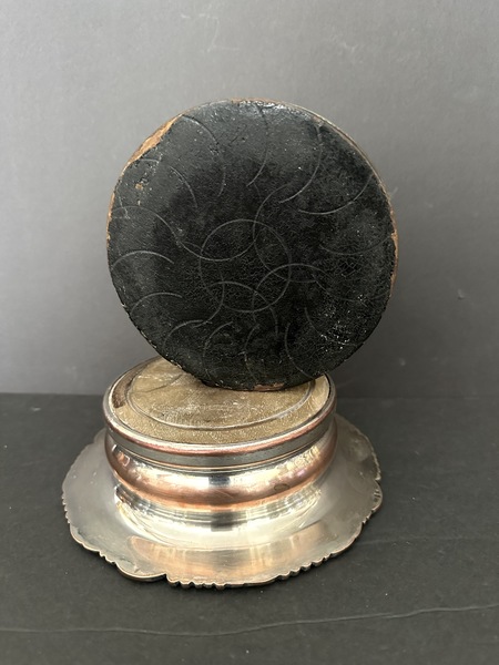 Papier Mache Wine Bottle Coaster C 1820s