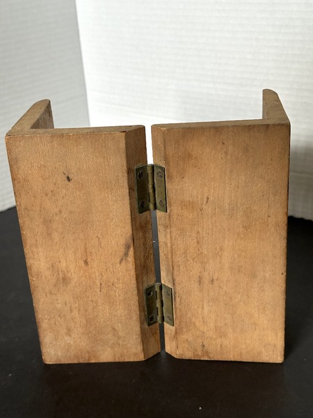 Large 19th C Wood Master Butter Mold from Vermont