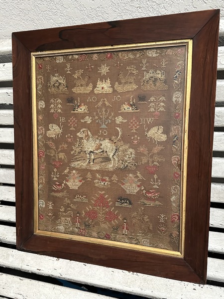 American Patriotic Sampler W Many Animal Motifs