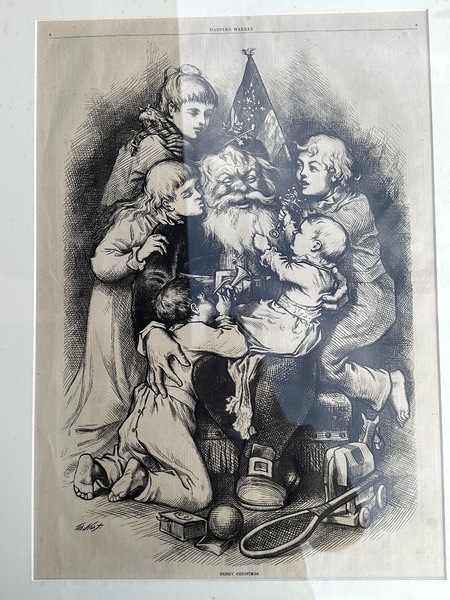 1879 Christmas Engraving by Thomas Nast