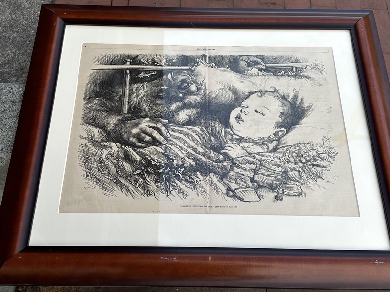 1880 Christmas Engraving by Thomas Nast