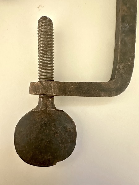 18thC Blacksmith Made Woodworker Adjustable Clamps