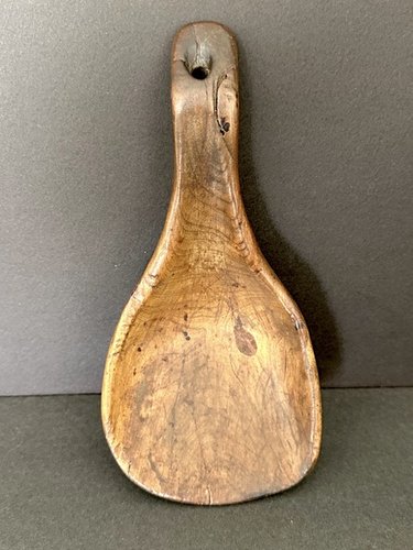 Very Early Wooden Treen Ware Native American Ladle