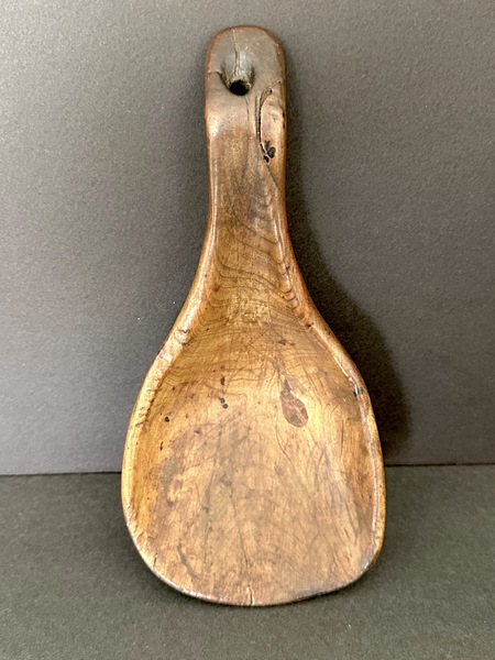 Very Early Wooden Treen Ware Native American Ladle