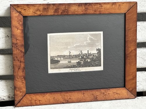 1805 Philadelphia Engraving in Colonial Frame