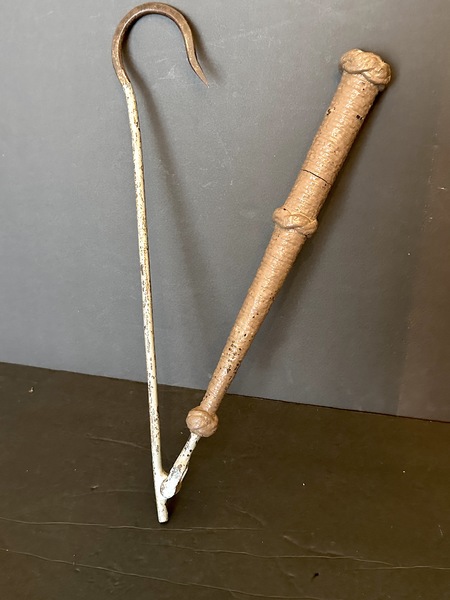 Rare Antique Mechanical Fishing Gaff Sailors Work