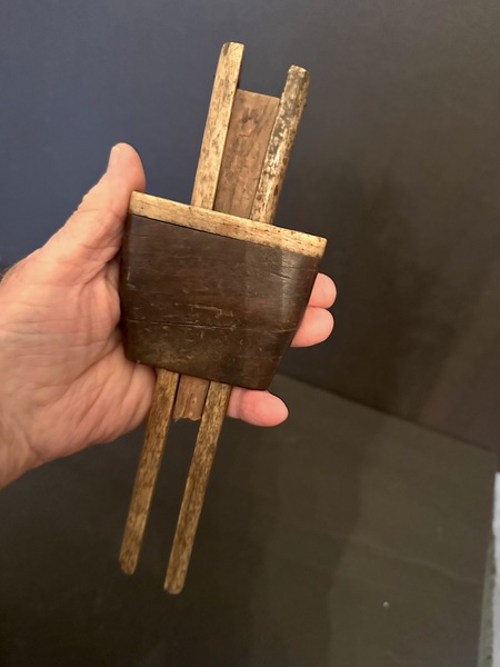 Antique Shipwrights Bone & Rosewood Marking Gauge