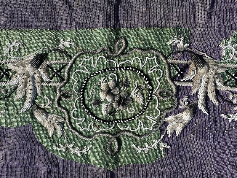 Indigenous Glass & Metal Beadwork Embroidery Sash
