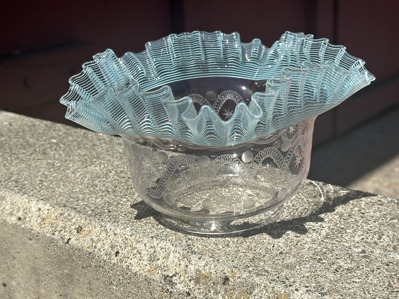 Extraordinary 1870s Gas Lamp Shade