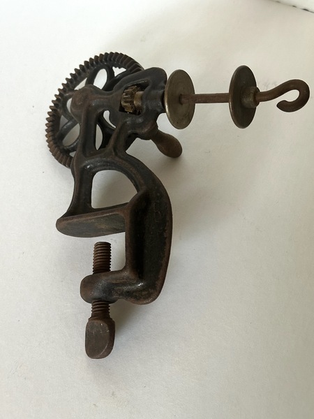 Vintage Mechanical Cast Iron Cord Yarn Winder