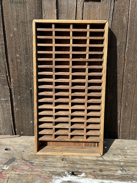 Antique Sixty Eight Hole Inn Key or Whatnot Cubby