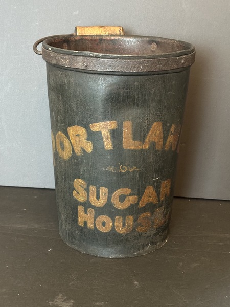 Historic1854 Painted Portland Maine Fire Bucket