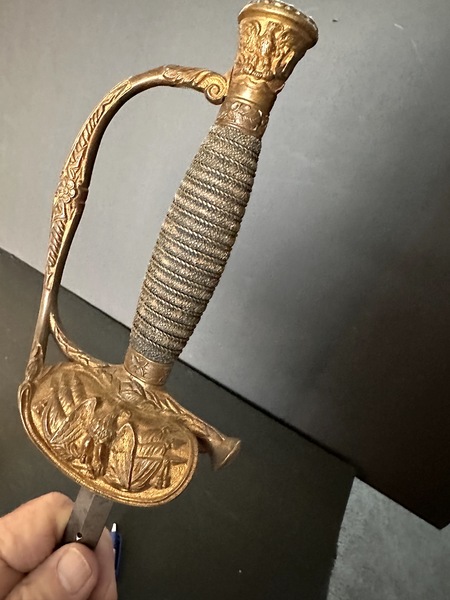 Civil War Staff & Field Officers Short Sword Nice