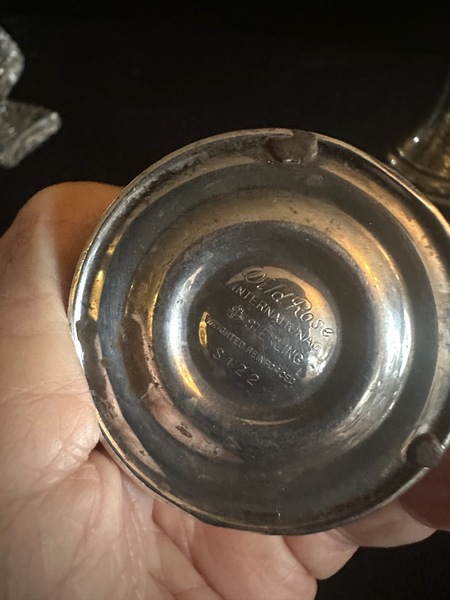 Pair of Sterling Salt & Peppers Shakers