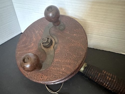 1880s Wood Fishing Rod and Reel Great Surface