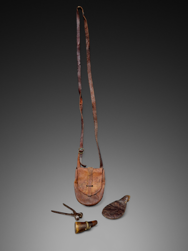 19th c. Hunting Bag & Accessories