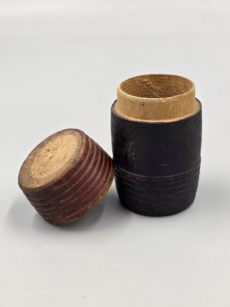 Treen Barrel Needle Case