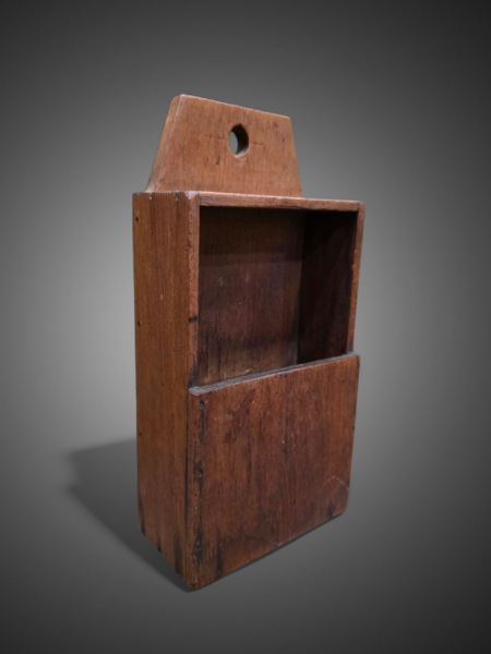 19th c. Wooden Spill Box
