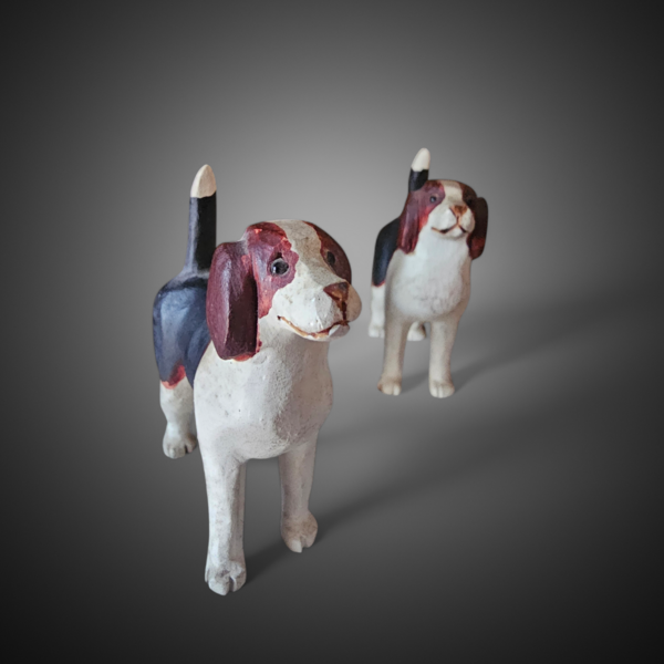 Dog Carvings