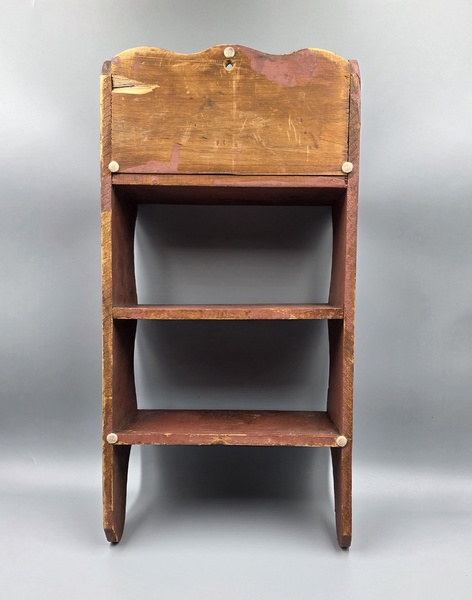 19th c. Painted Shelf
