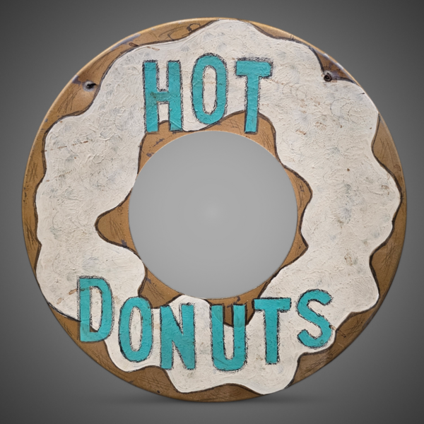 HOT DONUTS Sign