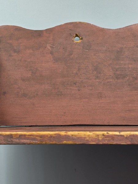 19th c. Painted Shelf
