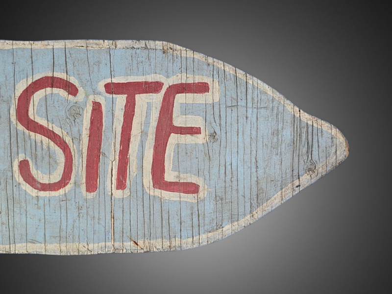 Wharf Site Sign