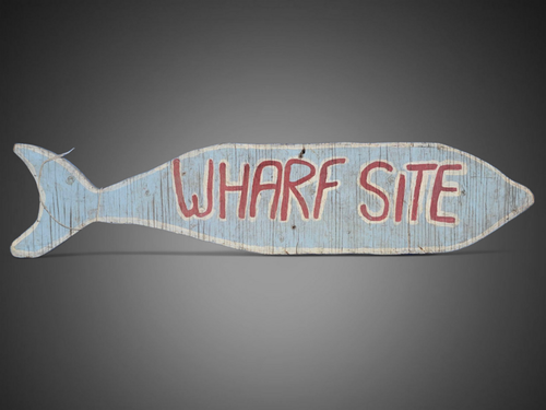 Wharf Site Sign