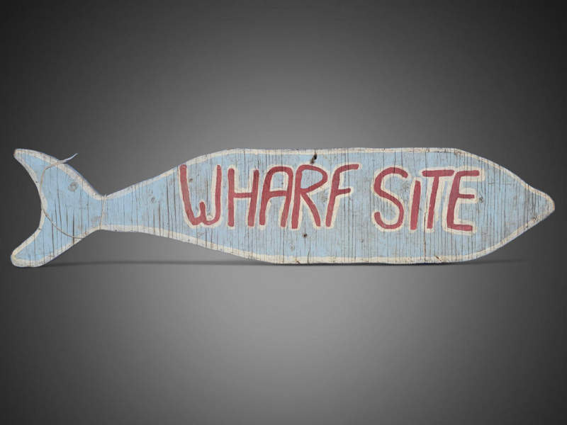 Wharf Site Sign