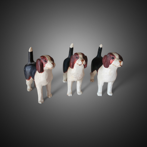 Dog Carvings