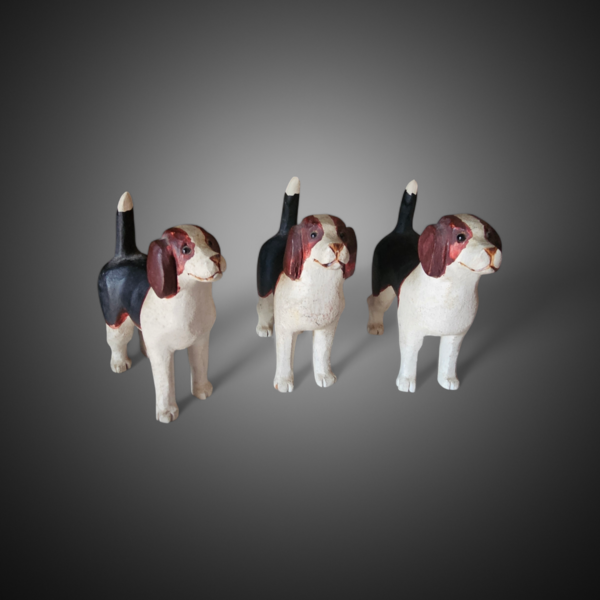 Dog Carvings