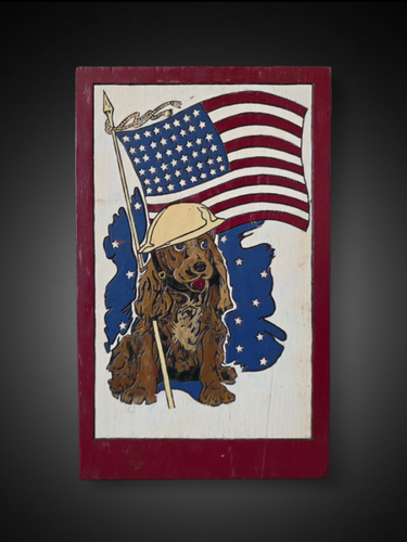 Patriotic Wood Plaque