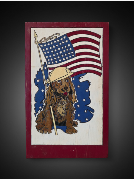 Patriotic Wood Plaque