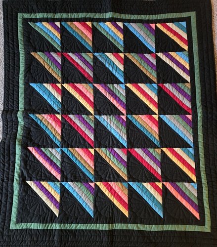 Amish Crib Quilt or Wall Piece