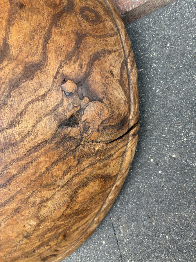 Large 19th C Burl Bowl