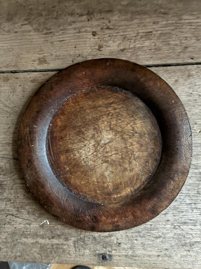 19th C Treen Plate