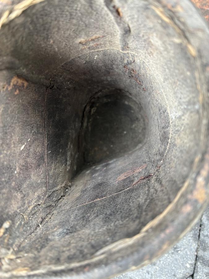Early 18th C Leather Tankard