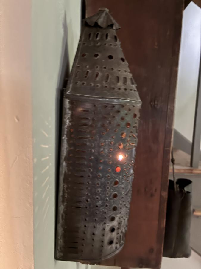 Early Rare Punched Lantern