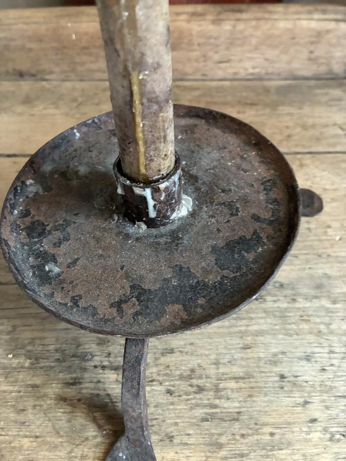 Hand forged candleholder