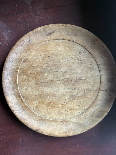 Early American Treen Plate