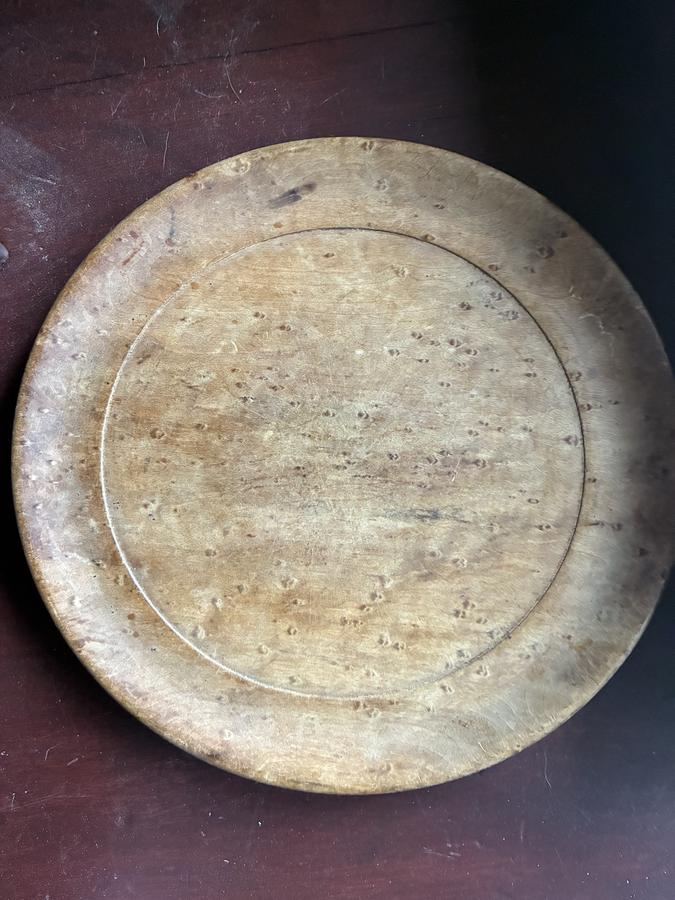 Early American Treen Plate