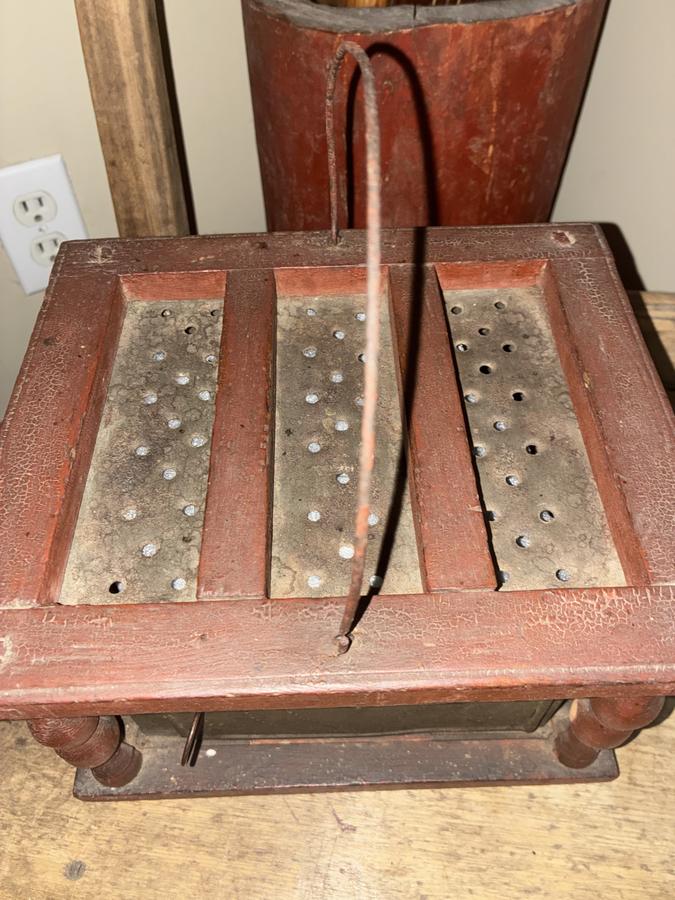 19th C Footwarmer