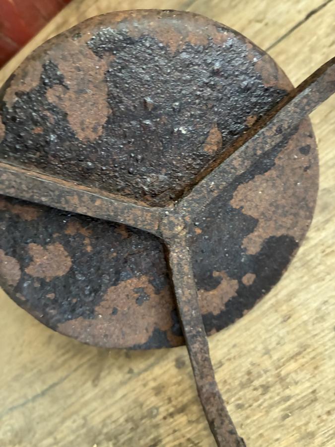 Hand forged candleholder