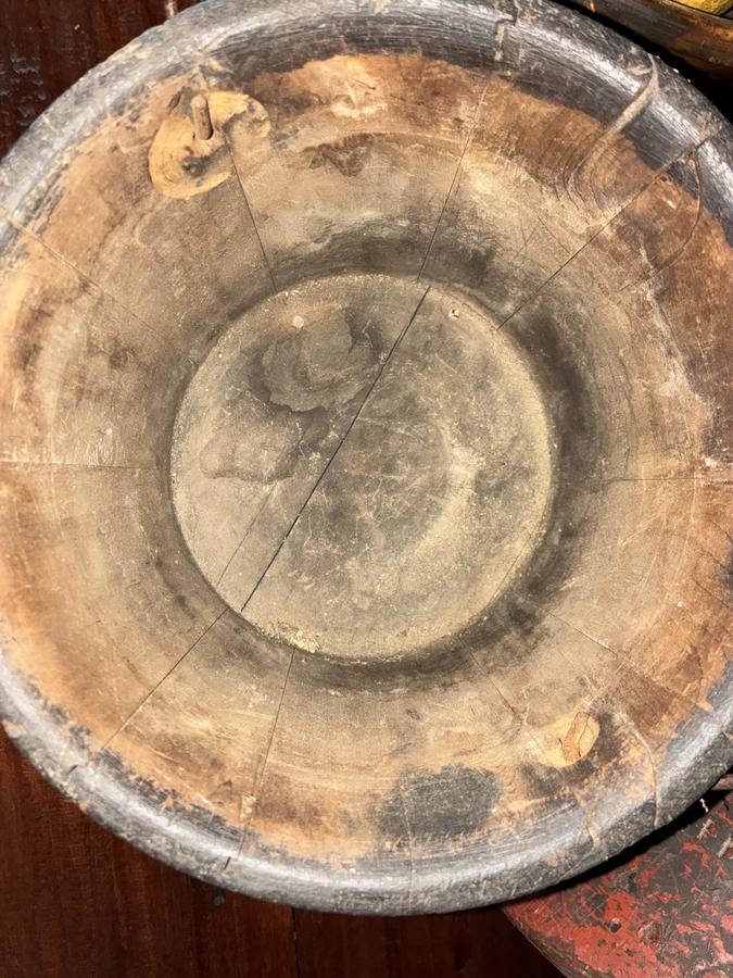 19th C Wooden bucket Pail