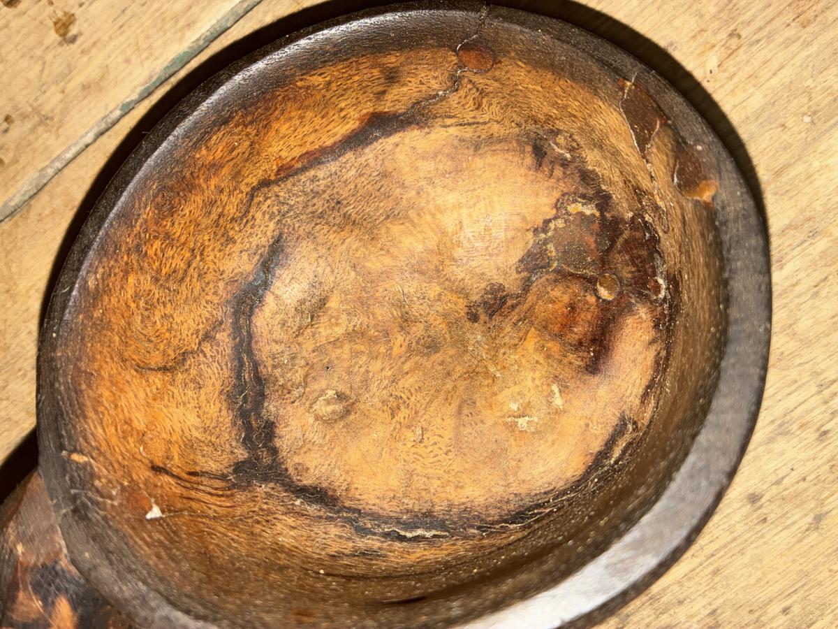 18th C Burl Scoop