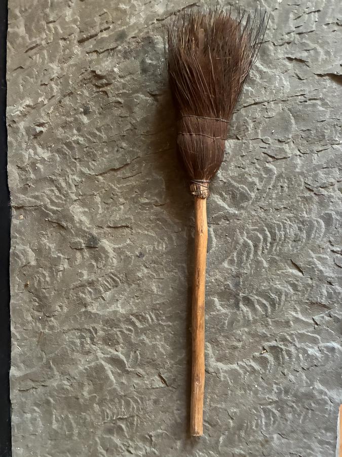 19th C shaved broom